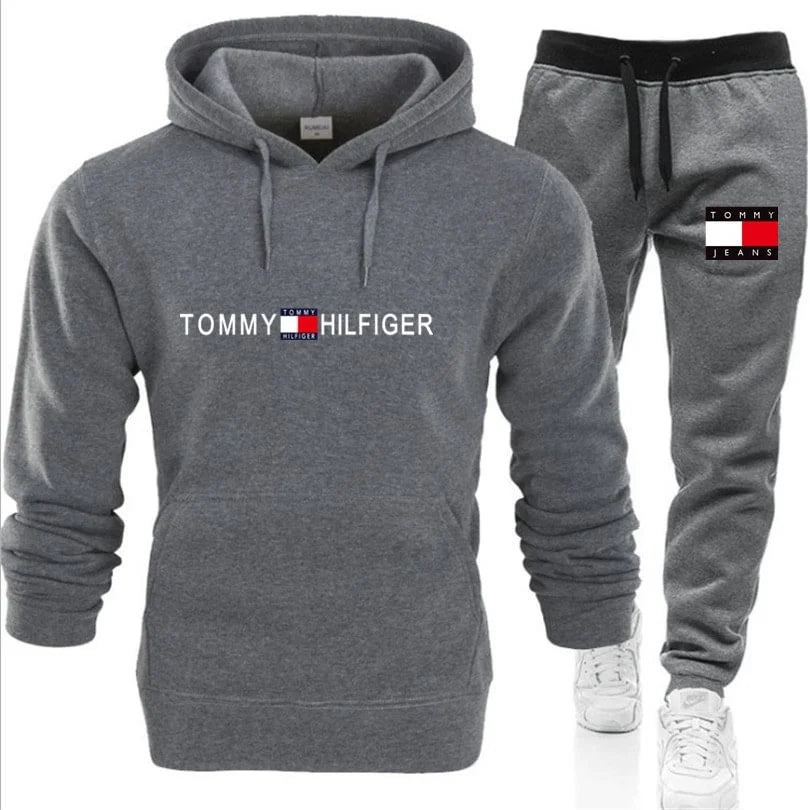 New casual sweatshirt set for men for spring and autumn.